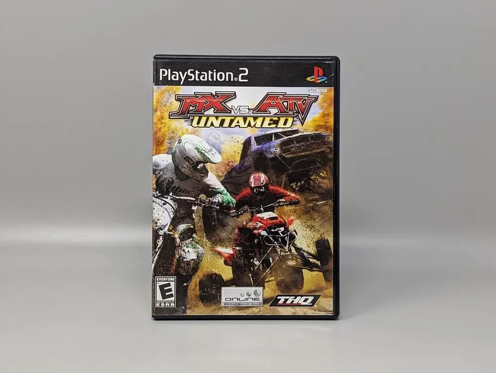 MX vs ATV Untamed PS2 PlayStation 2 Replacement Case & Manual Only No Game